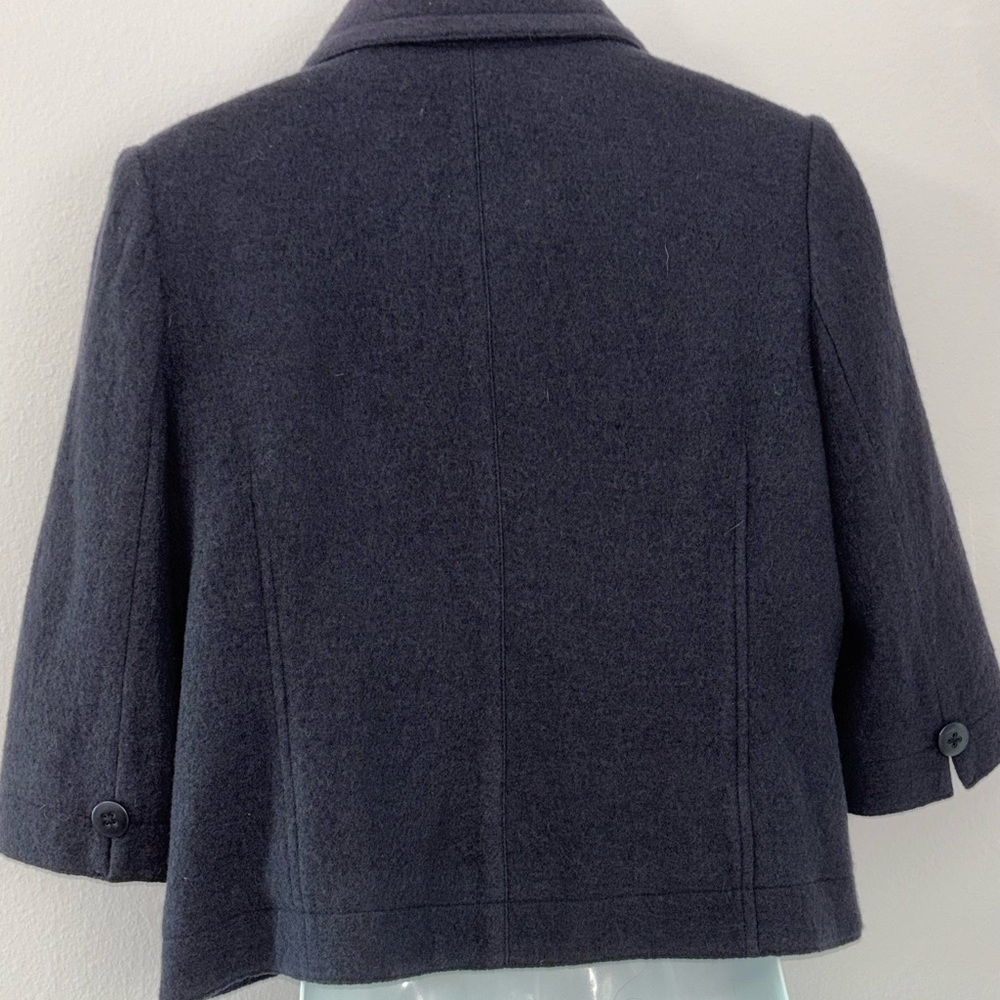 Pendleton Navy Blue 100% Wool Swing Jacket, Butto… - image 3